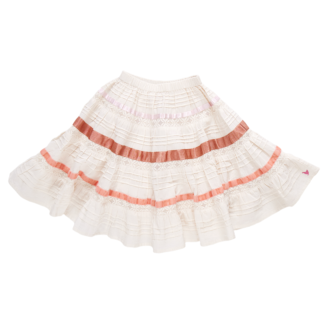 Girls' Lorin Skirt-Antique White