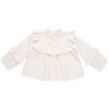 Girls' Lace Mira Top-Antique White