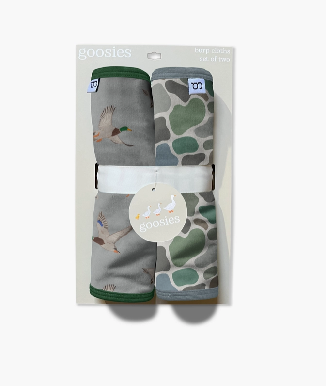 Mallards & Camo Burp Cloth Set