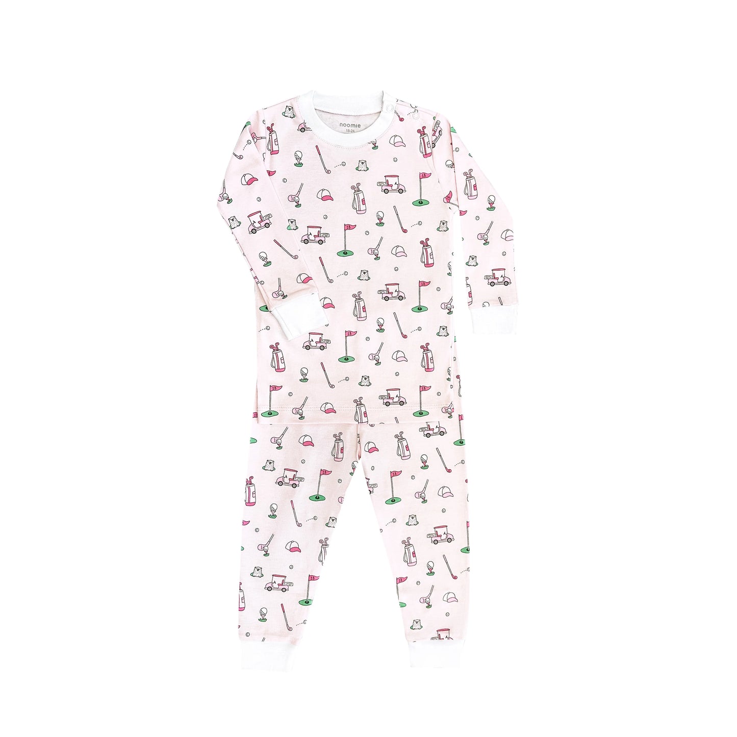 Two Piece PJ Pink Golf