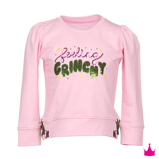 Sequin Feelin Grinchy Pink
