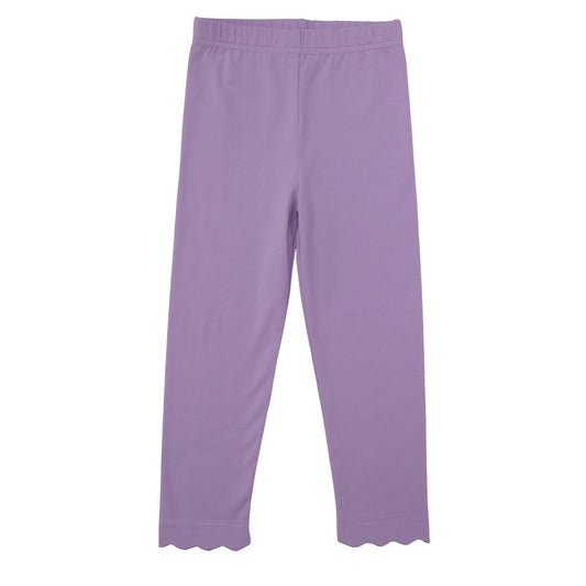 Scallop Leggings - Lavender