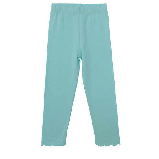 Scallop Leggings - Mint