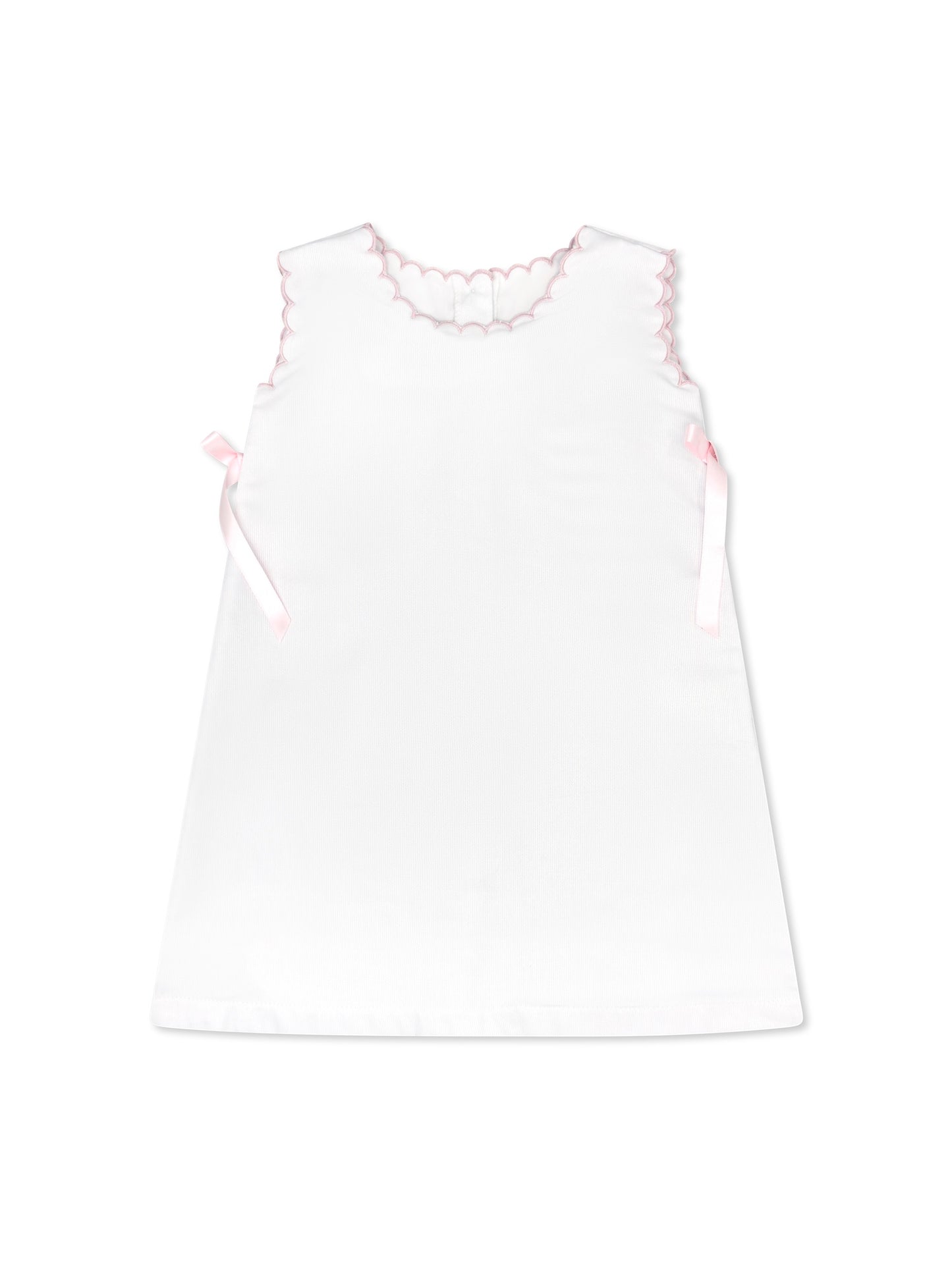 Shelley Dress - Legacy White, Pensacola Pink