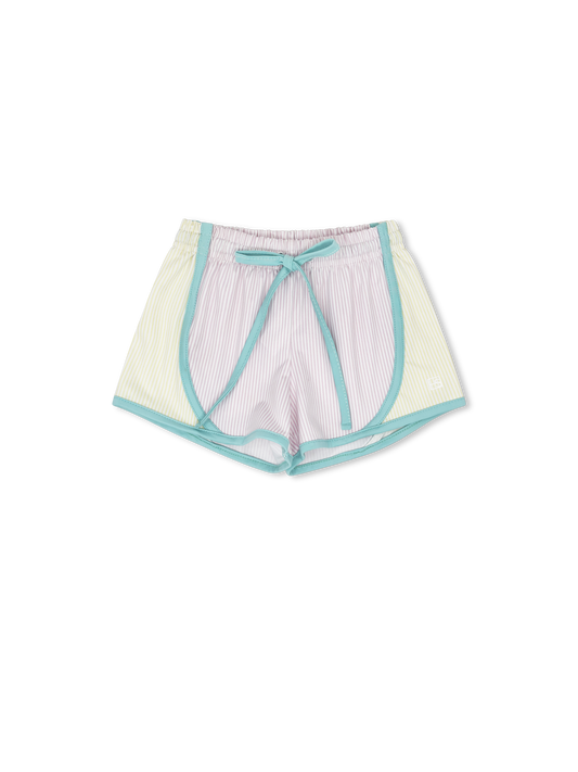 Elise Short - Cotton Candy Pink, Sunshine Yellow, Totally Turquoise