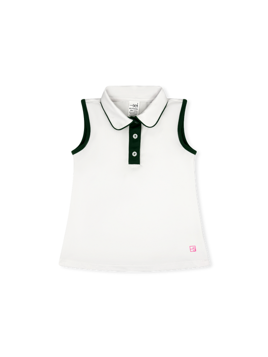 Gabby Tank - Pure Coconut, Augusta Green