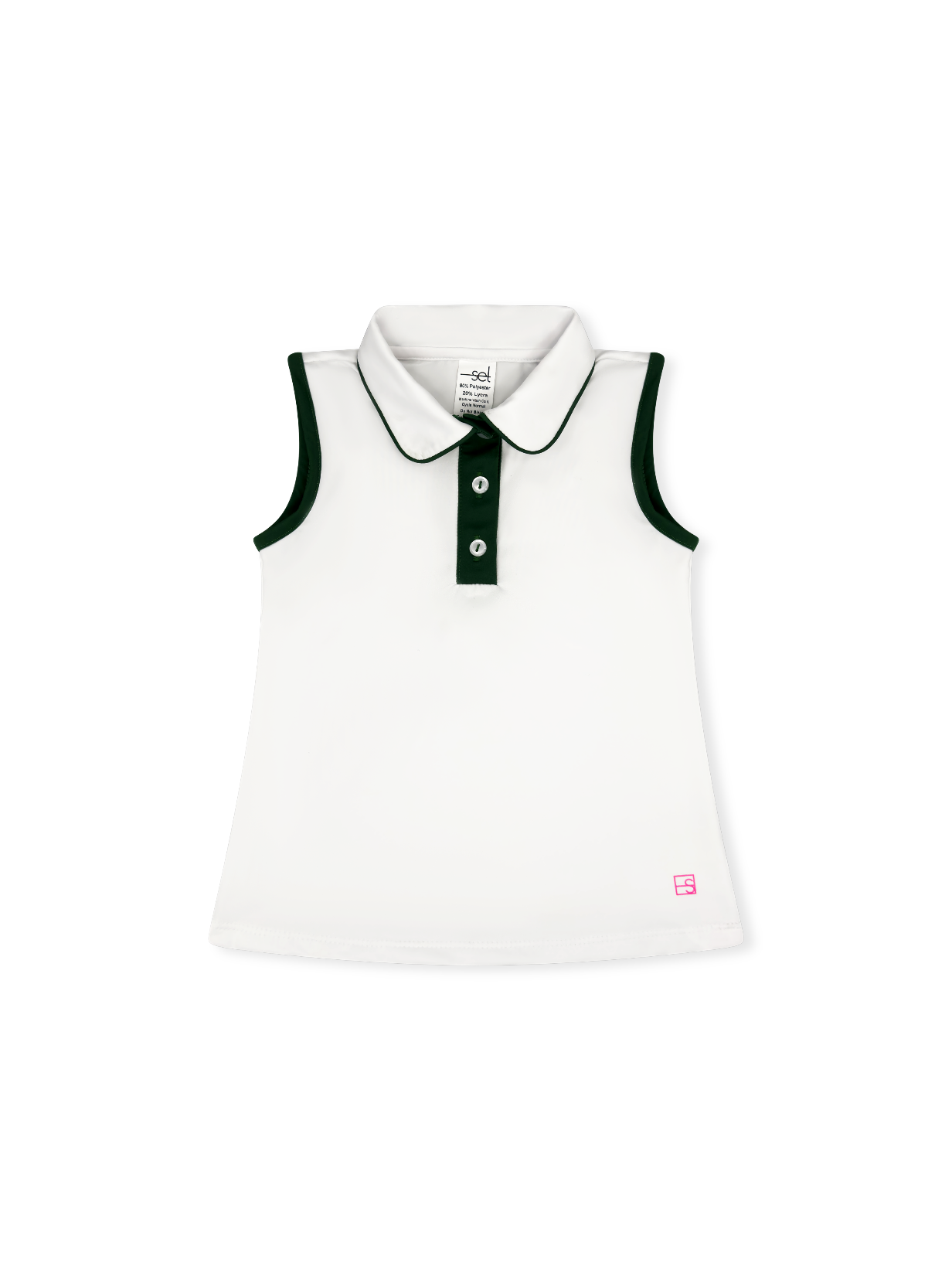 Gabby Tank - Pure Coconut, Augusta Green