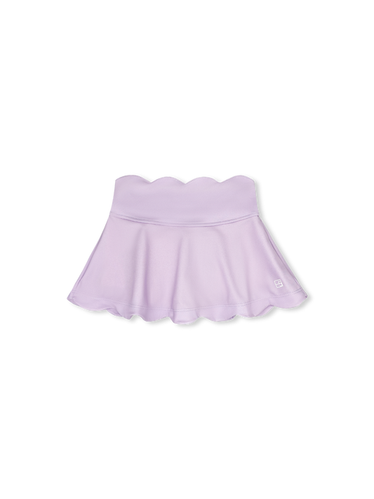 Zoe Scalloped Skort- Petal Purple, Coton Candy Pink