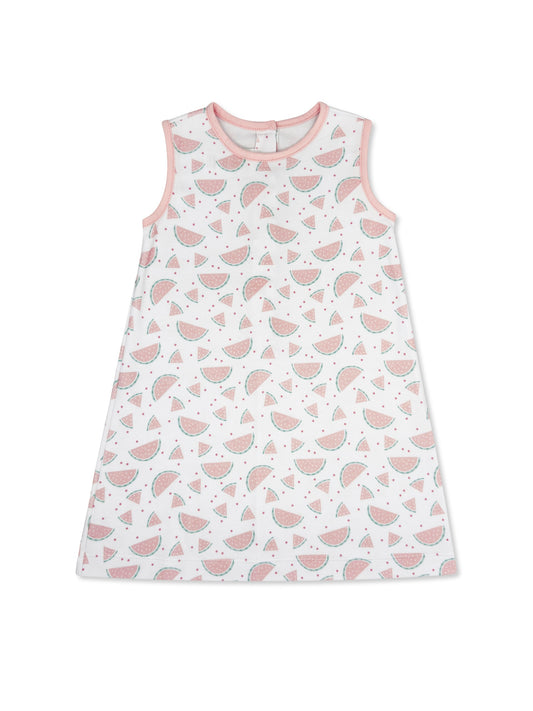Ann Dress - Whimsy Watermelon, Pensacola Pink