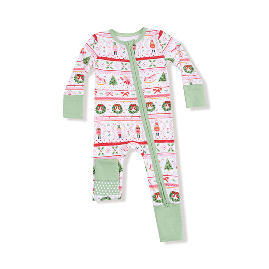Sugar Plum Fairy - Nutcracker Fairy Isle - 2 Way Zipper Romper
