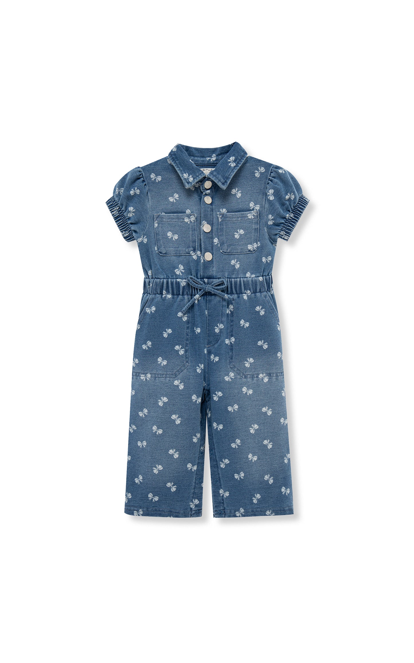 Bow Print Jumpsuit