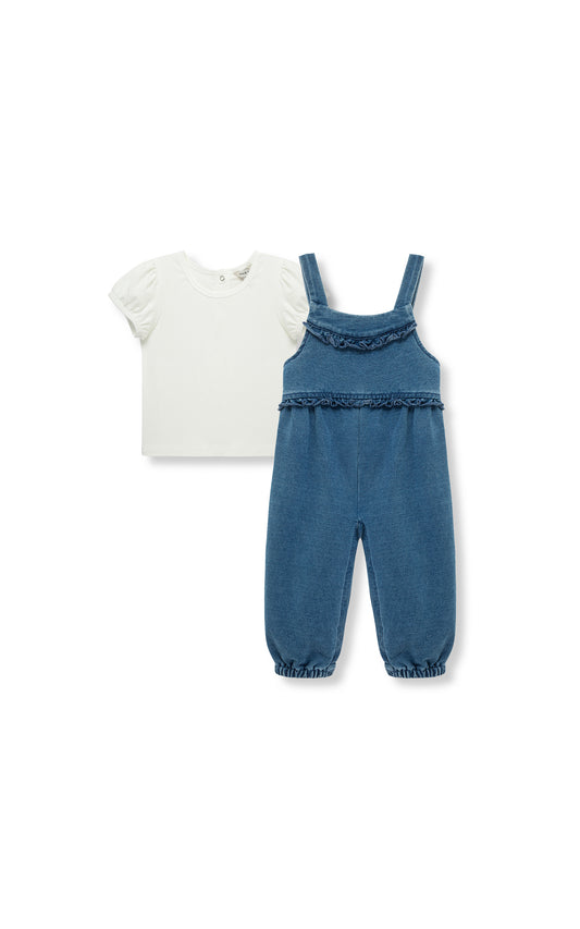 Mini Ruffle Jumpsuit Set