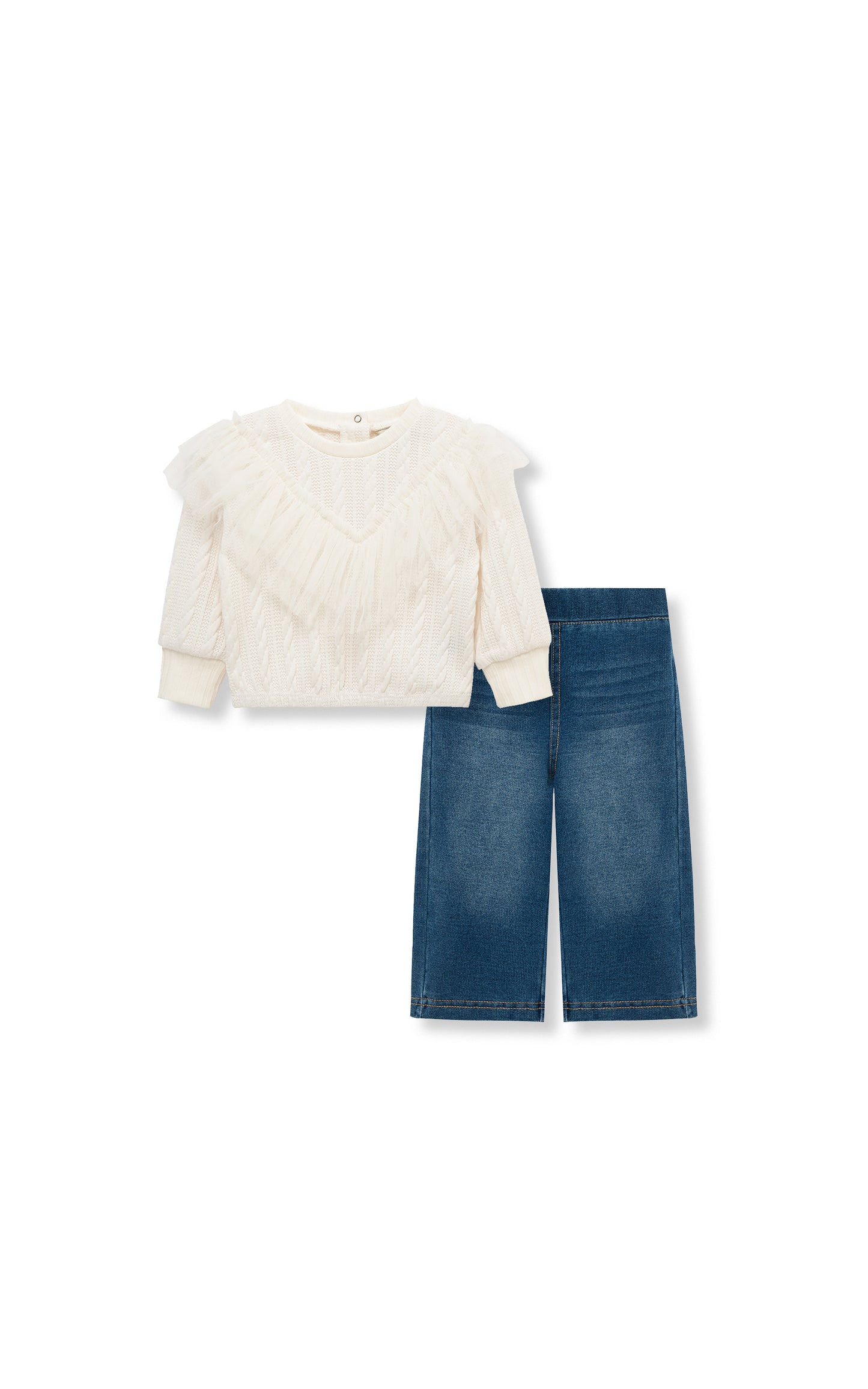 Pullover Pant Set - Off-White