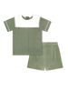 Christian Short Set - Leyland Green Velvet
