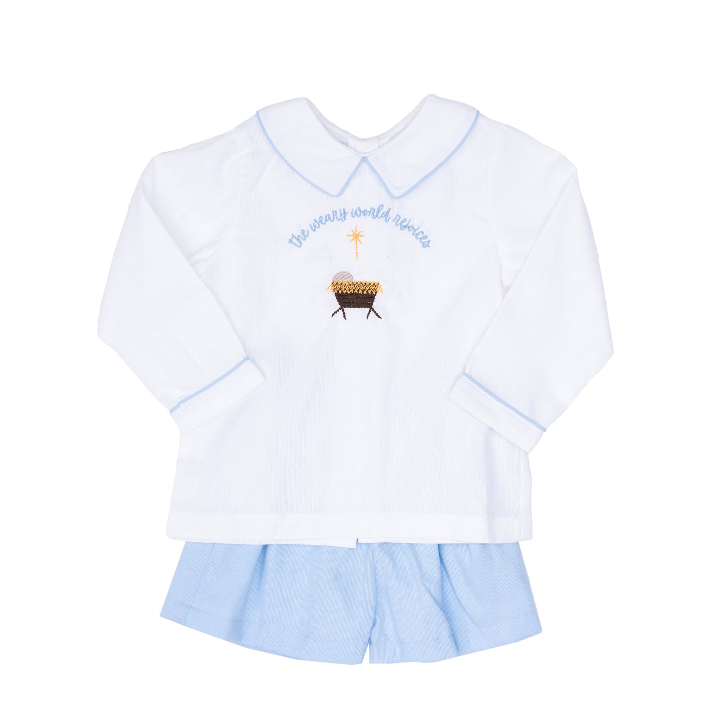 John - Nativity Blue