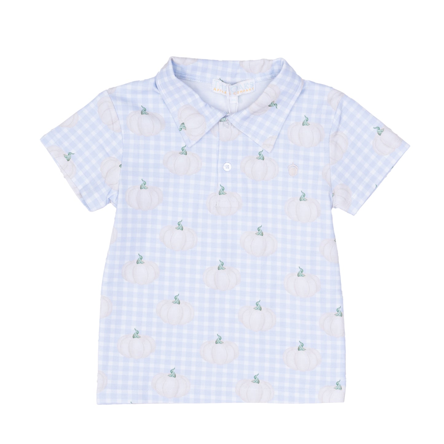 Pumpkin Patch Plaid Polo