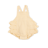 Solid Muslin Italian Straw - Ruffle Sunsuit