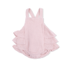 Solid Muslin Lotus- Ruffle Sunsuit