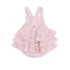 Solid Muslin Lotus- Ruffle Sunsuit