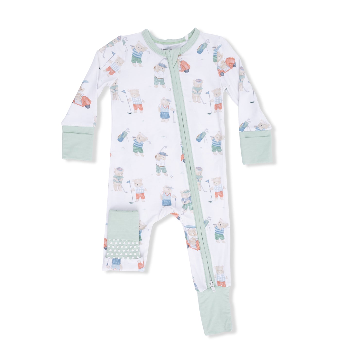 Golfing Teddy Bears - Convertible Romper