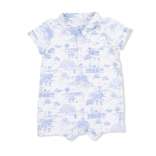 Gold Toile - Polo Shortie