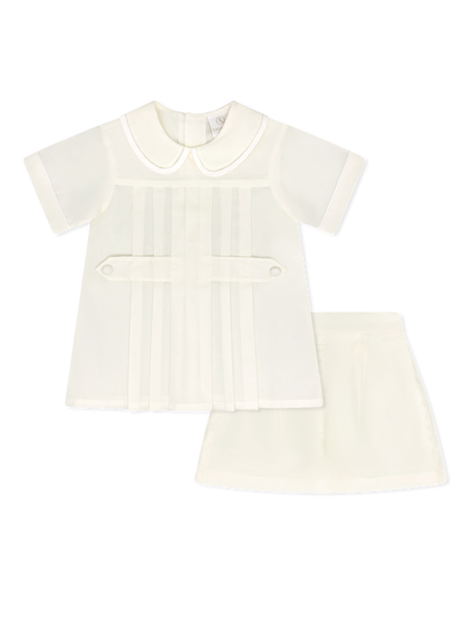 Andrew Short Set - Blessings Yellow Batiste