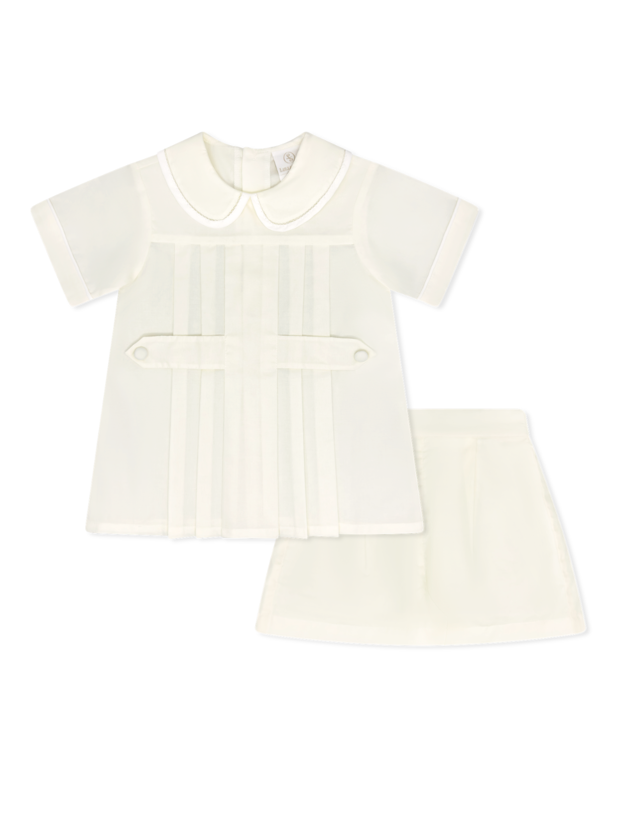 Andrew Short Set - Blessings Yellow Batiste