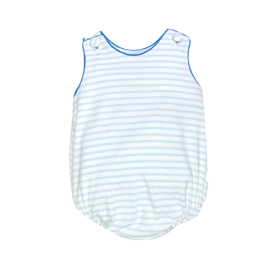 Christopher Sunsuit - Light Blue Bitty with Periwinkle