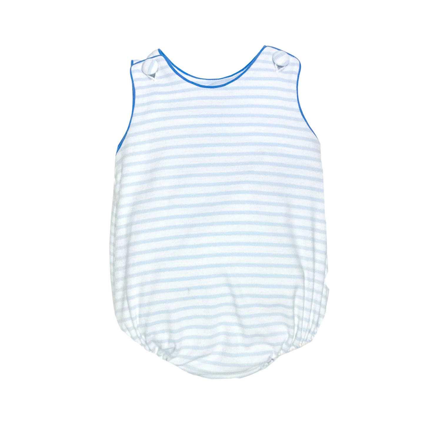 Christopher Sunsuit - Light Blue Bitty with Periwinkle