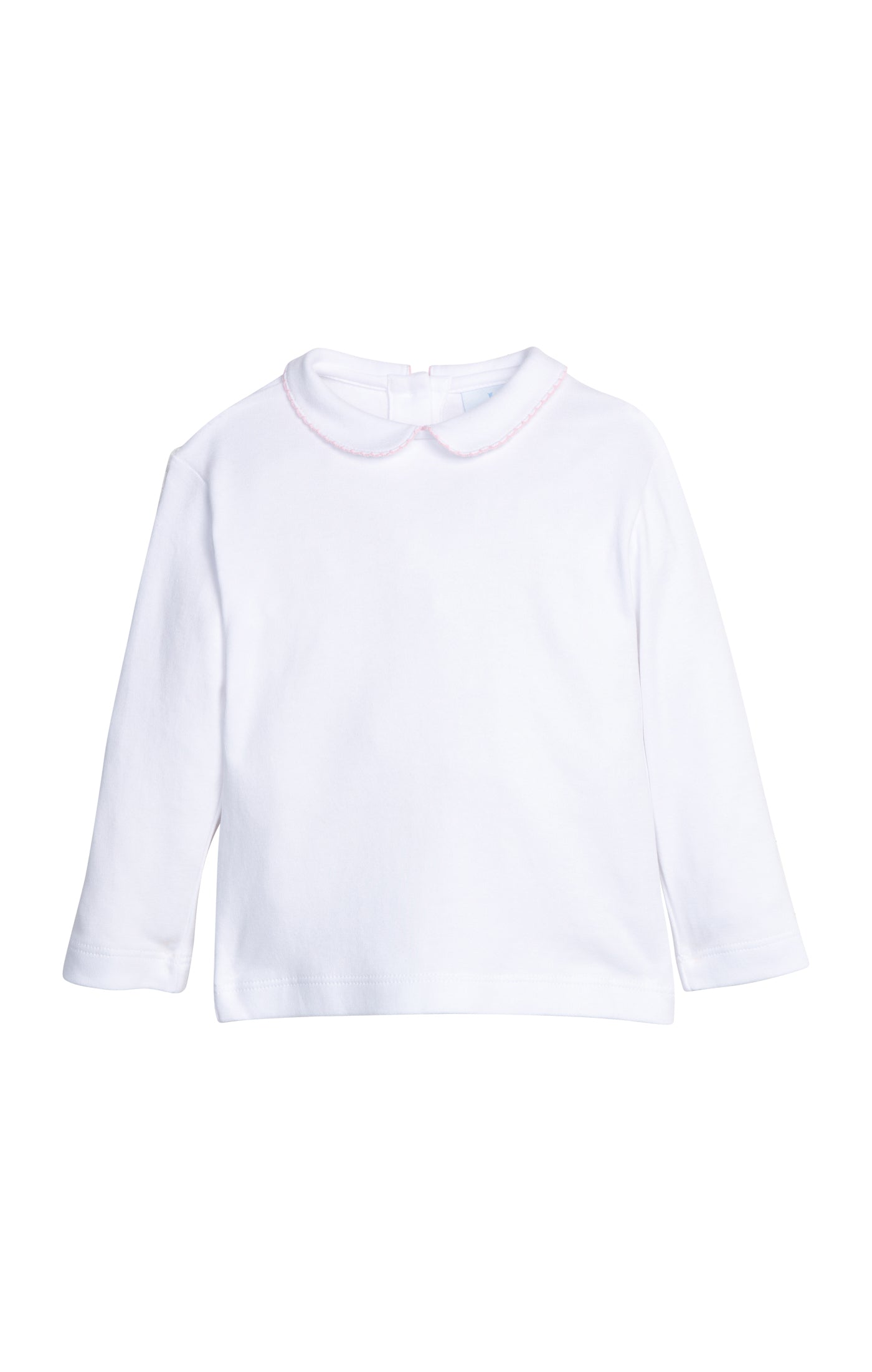 Peter Pan Picot Shirt - Light Pink