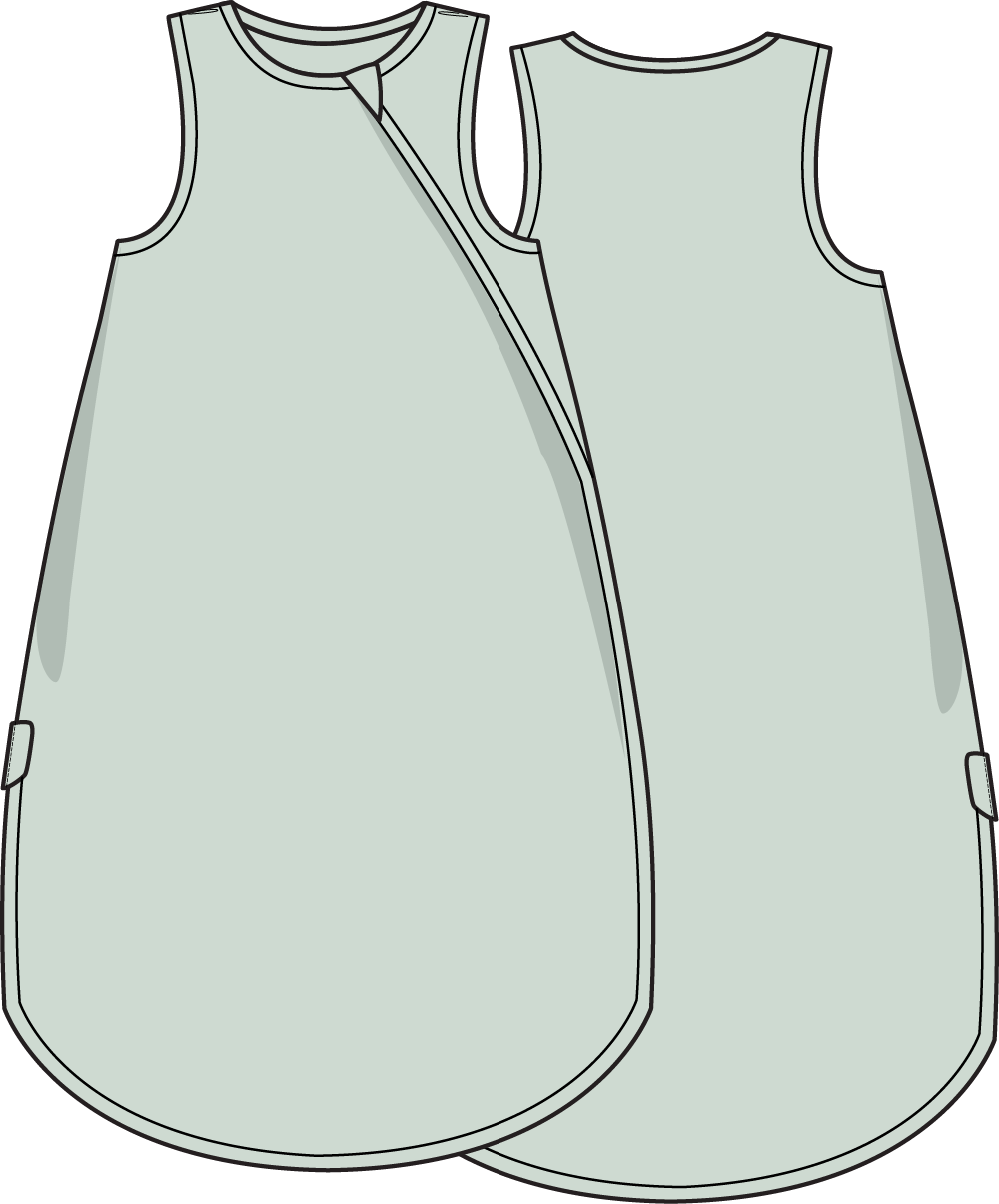 Solid Milkey Green - Sleep Bag