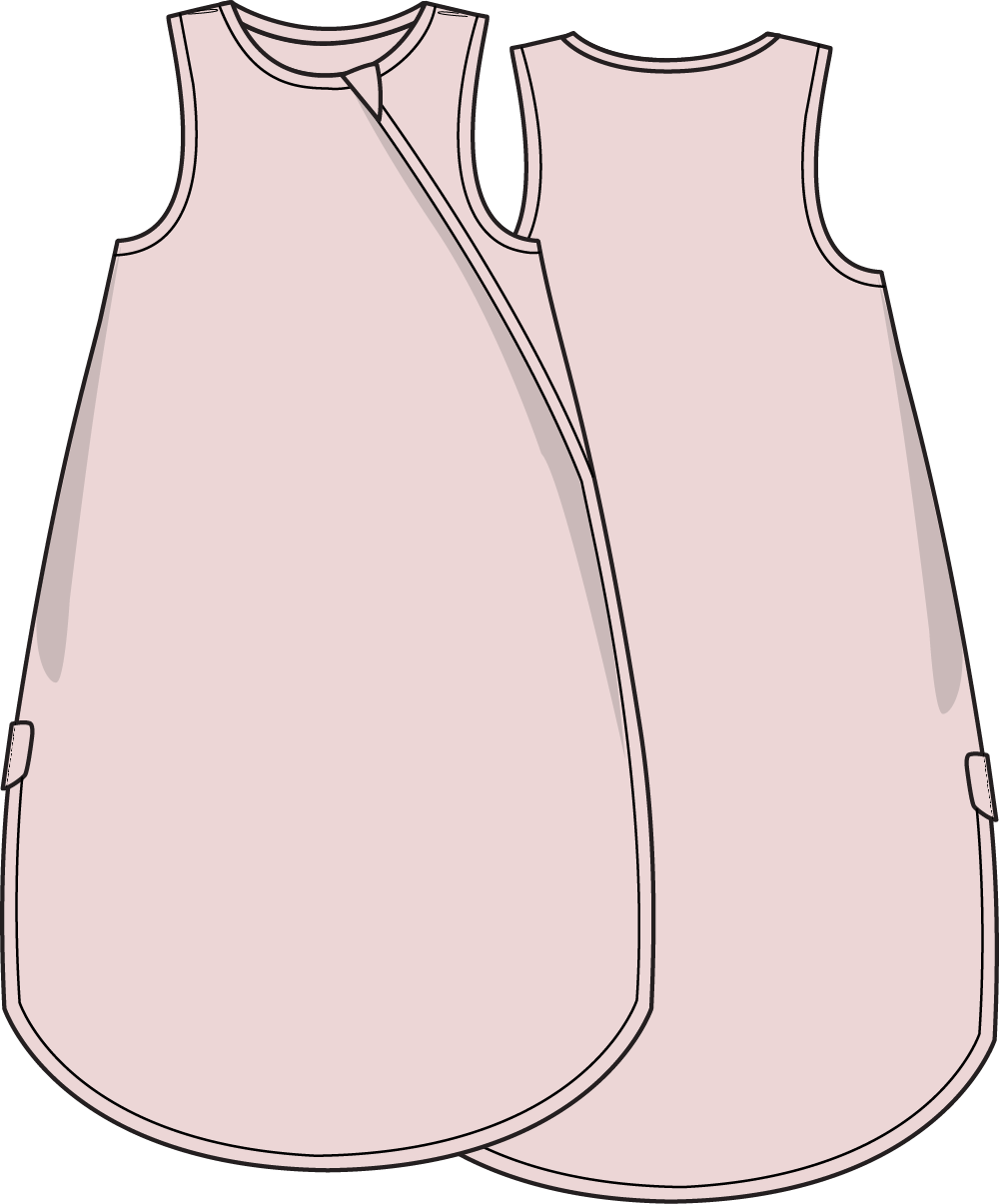 Solid Mauve Morn - Sleep Bag