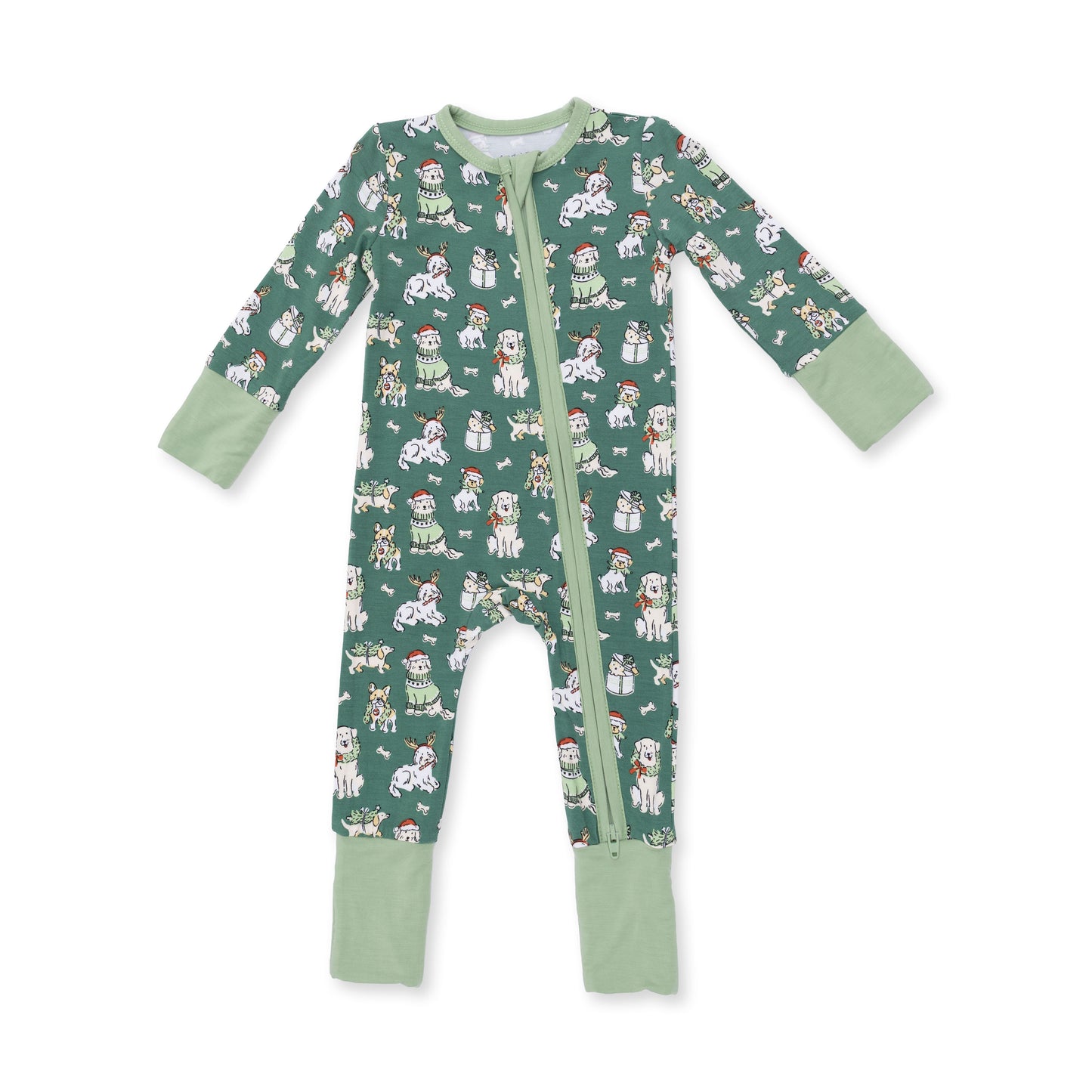 Christmas Dogs Uni - Convertible Romper