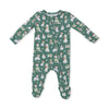 Christmas Dogs Uni - 2 Way Zipper Footie