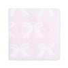 Chenille - Baby Pink Bow Blanket