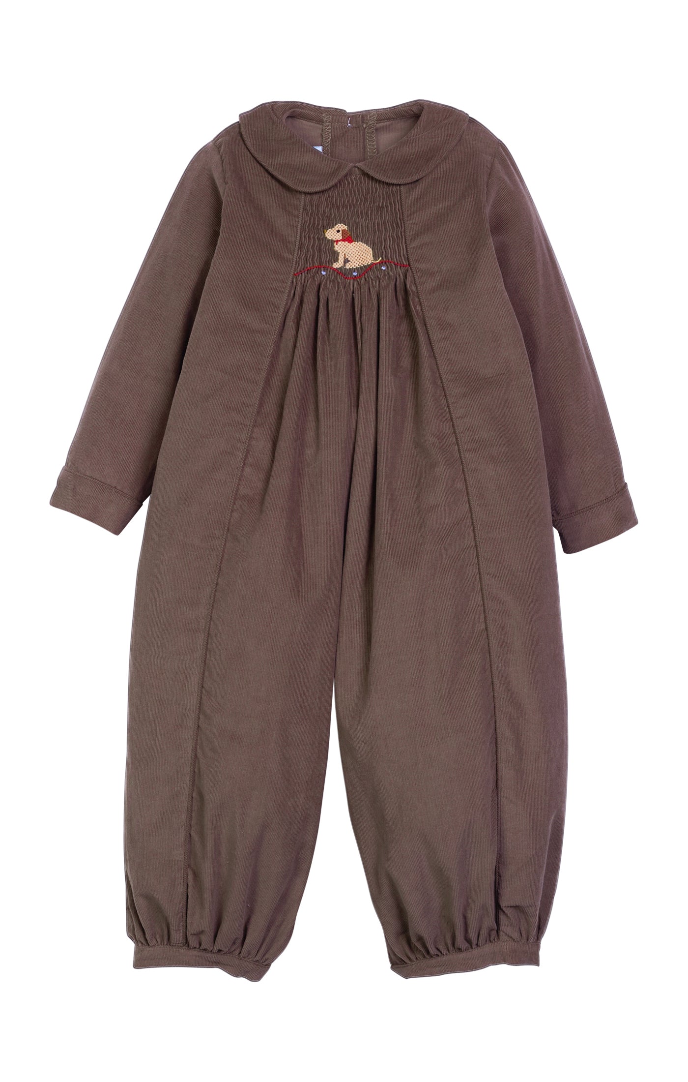 Chest Smocked Romper - Seated Lab