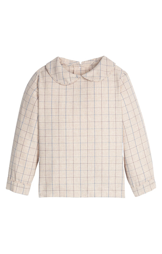 Peter Pan Shirt - Durham Windowpane