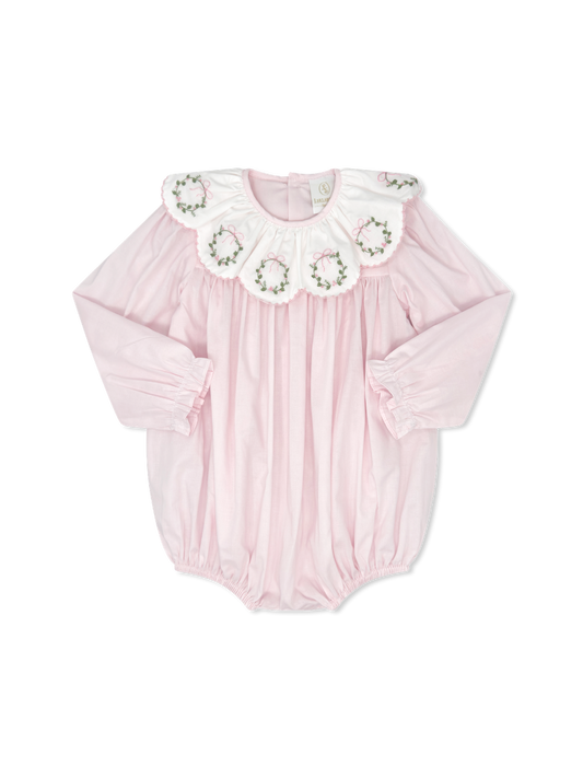 Chloe Bubble - Blessings Pink Batiste - Wreaths