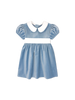 Elenor Dress - Beaufort Blue Velvet