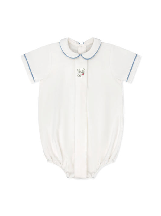 Palmer Bubble - Winter White Velvet - Holly