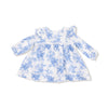 Dream Cottage Floral Blue -Long Sleeve Vintage Lace Dress