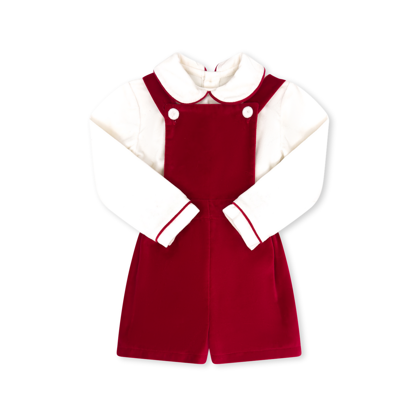 Arthur Apron Set - Ruby Red Velvet