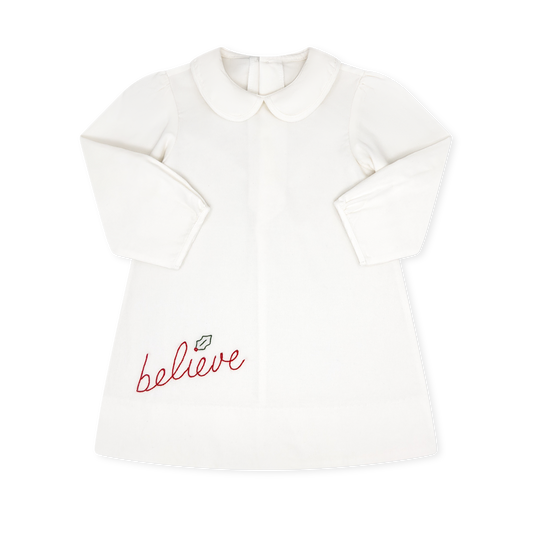 Legacy Dress Long Sleeve - Dreamy White Cord