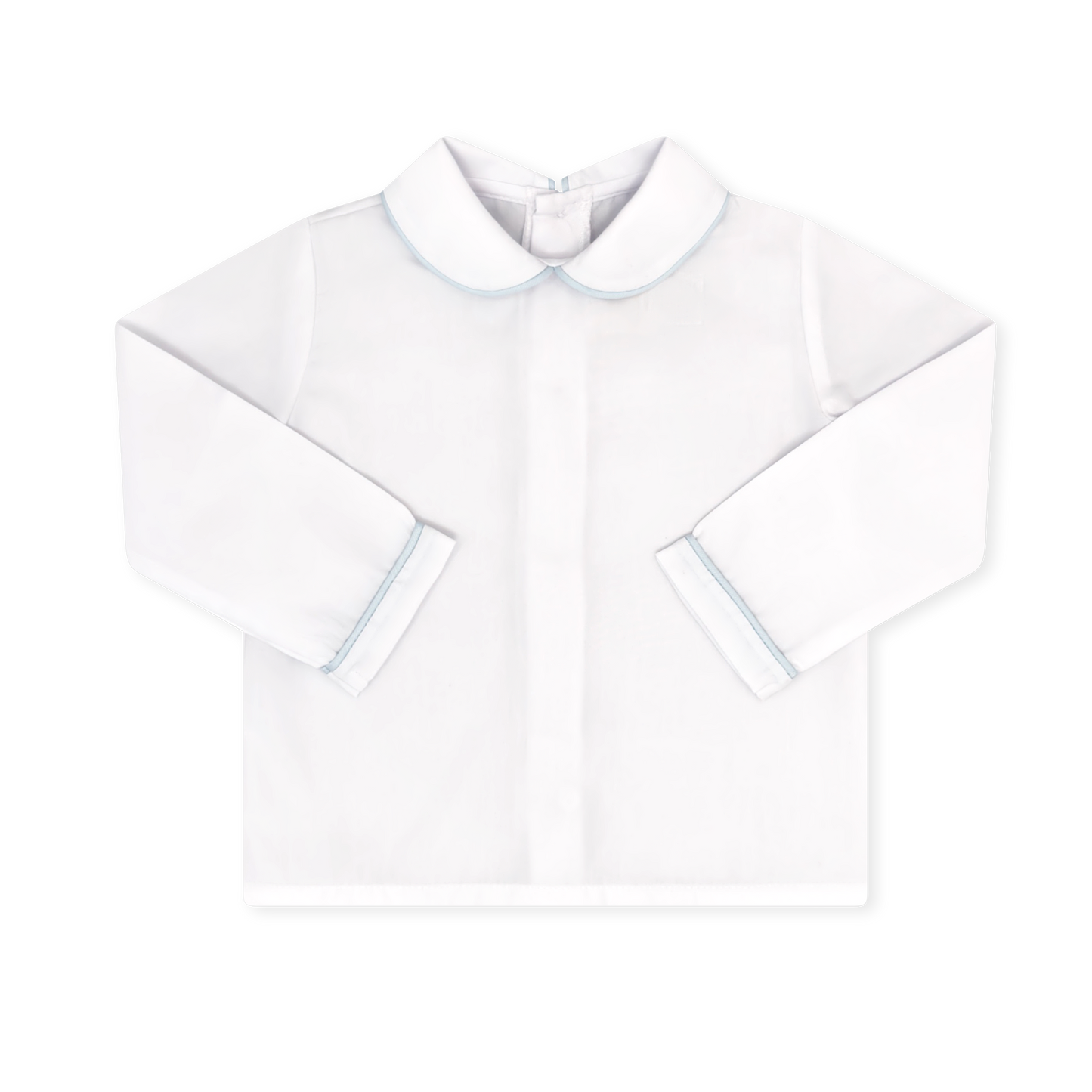 Sibley Shirt Long Sleeve-White, Classic Blue